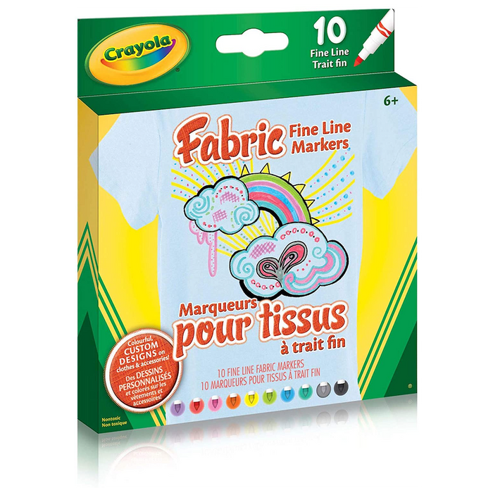 Fabric Markers - Fine Line (10pc)