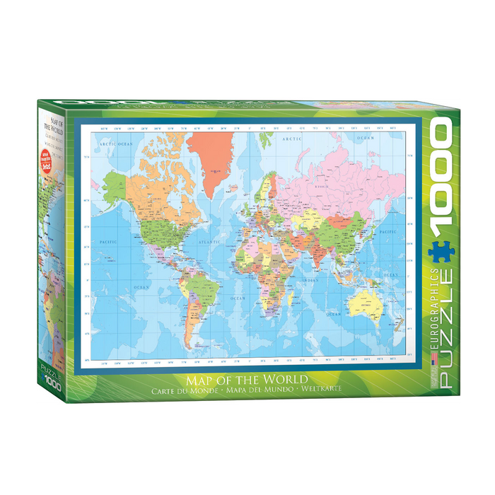 E - Map of the World - 1000pc (6000-1271)