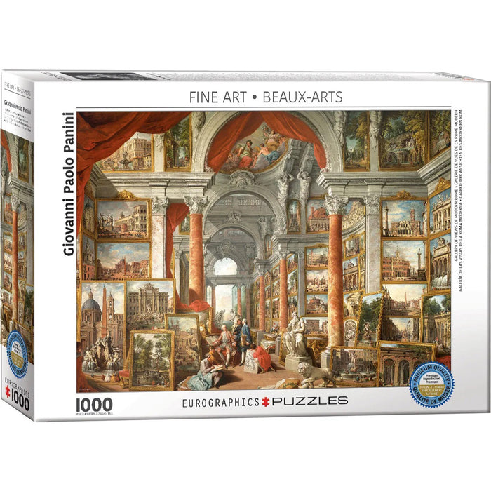 E - Gallery of Views of Modern Rome by Giovanni Paolo Panini - 1000pc (6000-6036)