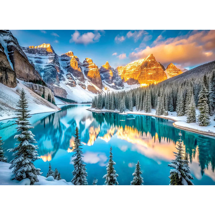 E - Lake Morraine in Winter - 1000pc (6000-6101)