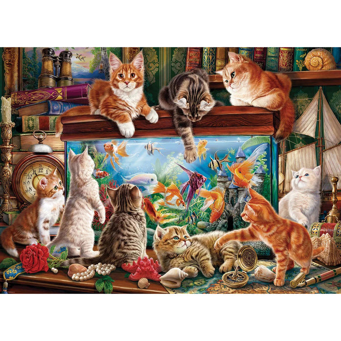 E - Cats by the Aquarium - 1000pc (6000-6138)