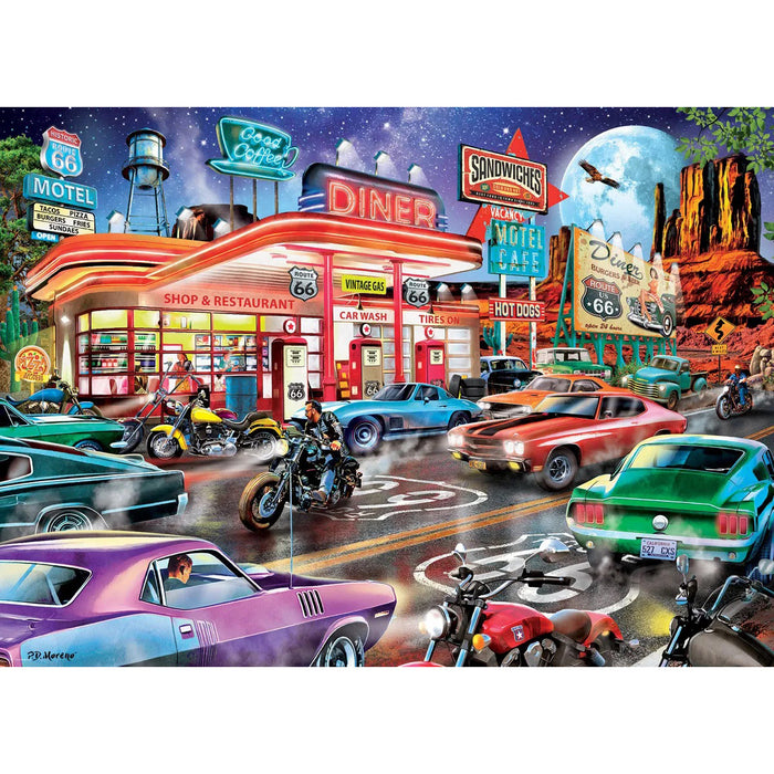 E - Route 66 Diner - 1000pc (6000-6139)