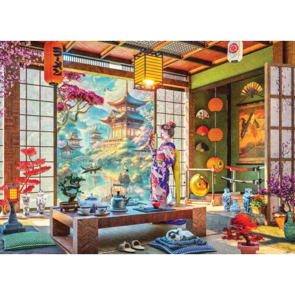 E - Japan Tea Room - 1000pc (6000-6155)