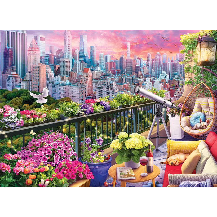 E - NY Rooftop Garden by Olena S - 1000pc (6000-6161)