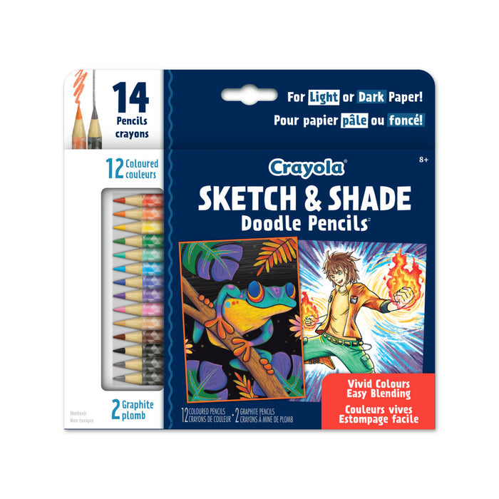 Sketch and Shade Doodle Pencil (14pc)