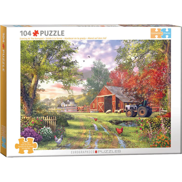 Connecting Pieces - Evening at the Barnyard -104pc (6704-0715)
