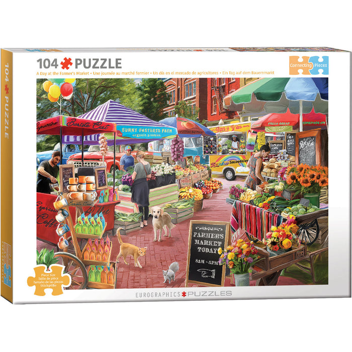 Connecting Pieces - A Day at the Farmers Market -104pc (6704-6022)