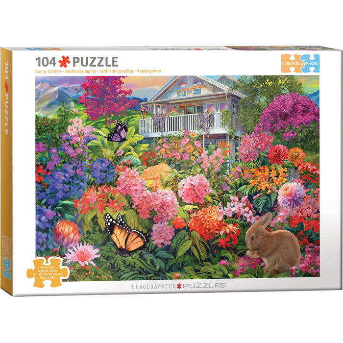 Connecting Pieces - Bunny Garden -104pc (6704-6023)