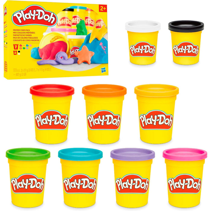 Play-Doh - Colorful Compound - Set of 9 (KT)