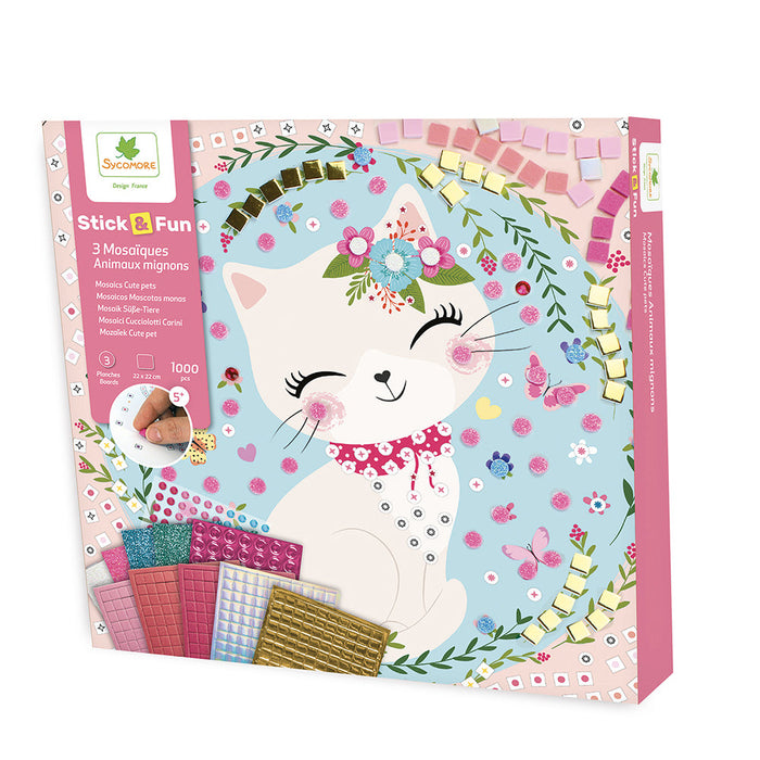 Stick'N Fun - SM 3 Mosaics - Cute Pets (KT)