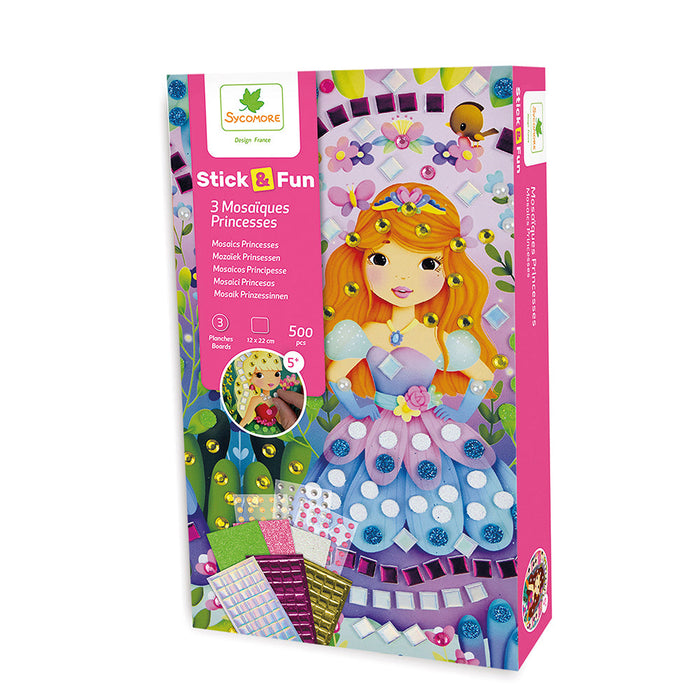 Stick'N Fun - 3 Mini Mosaics - Princess (KT)