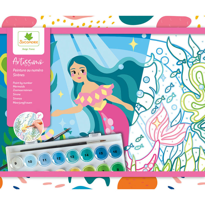 Artissimo - LG 3 Paint by Numbers - Mermaids (KT)