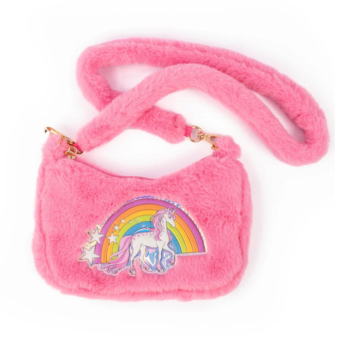 Purse - Rainbow Cuddle Crossbody, Pink 