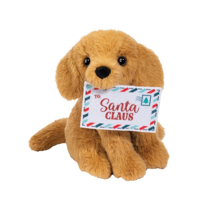 Holiday Mini Sitting Golden w/ Santa Letter (9710C)