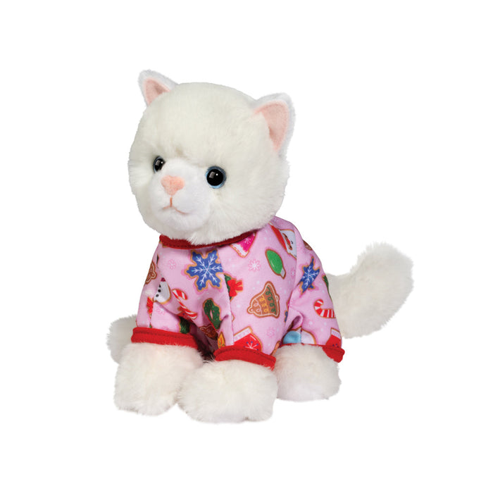 Holiday PJ White Cat (9745C25)