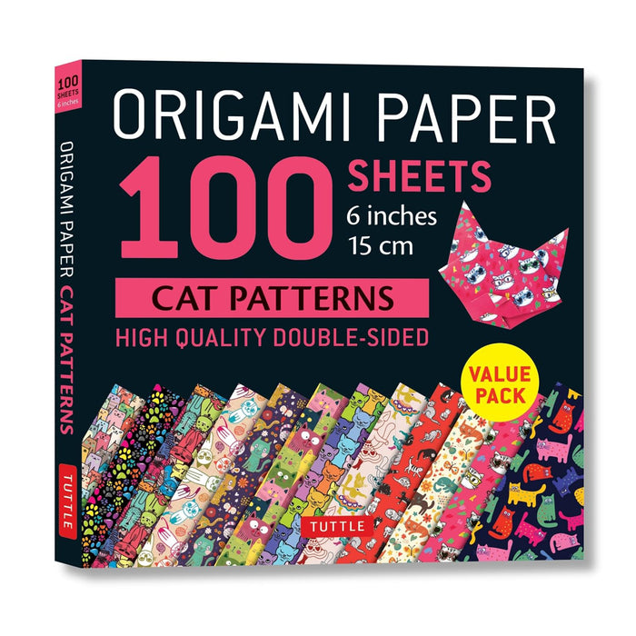 Origami Paper 100 Sheets - Cat Patterns - PGC