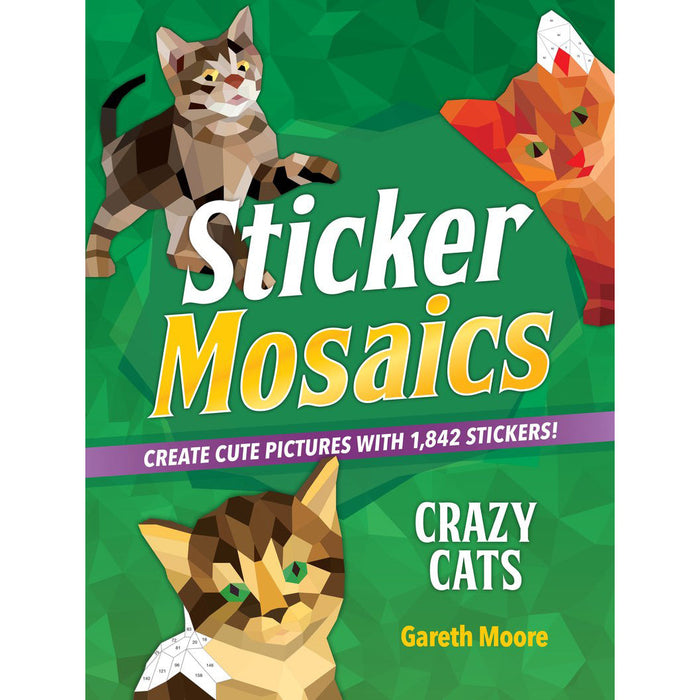 Sticker Mosaics: Crazy Cats - RC