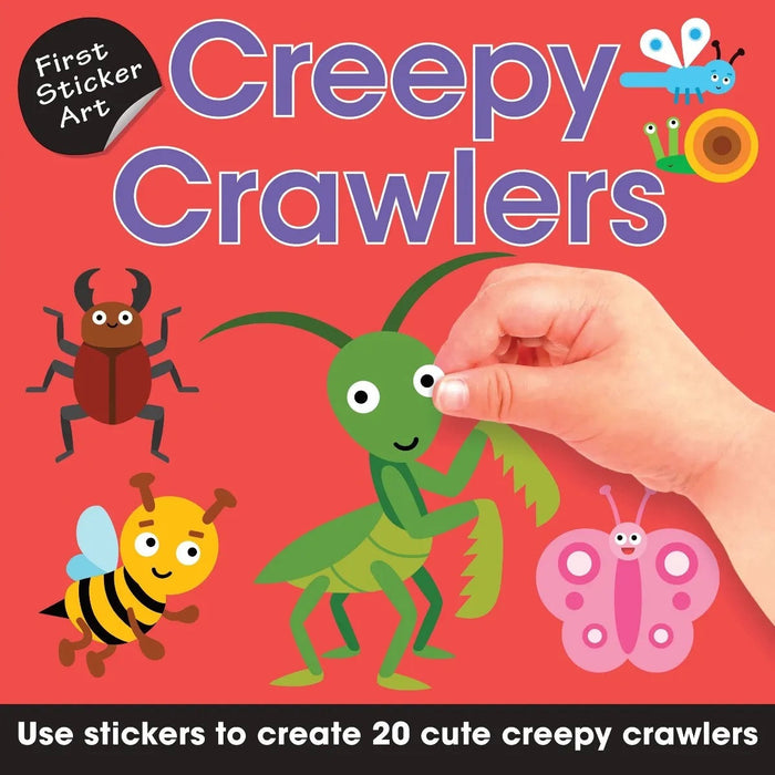 First Sticker Art: Creepy Crawlers