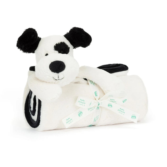 Bashful Black & Cream Puppy Blankie (BLNK4BCP)