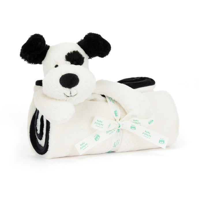 Bashful Black & Cream Puppy Blankie (BLNK4BCP)