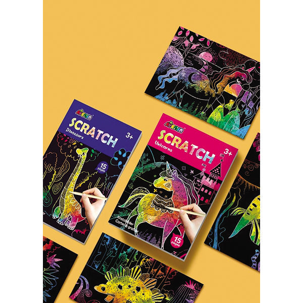 Mini Scratch Book - Unicorns