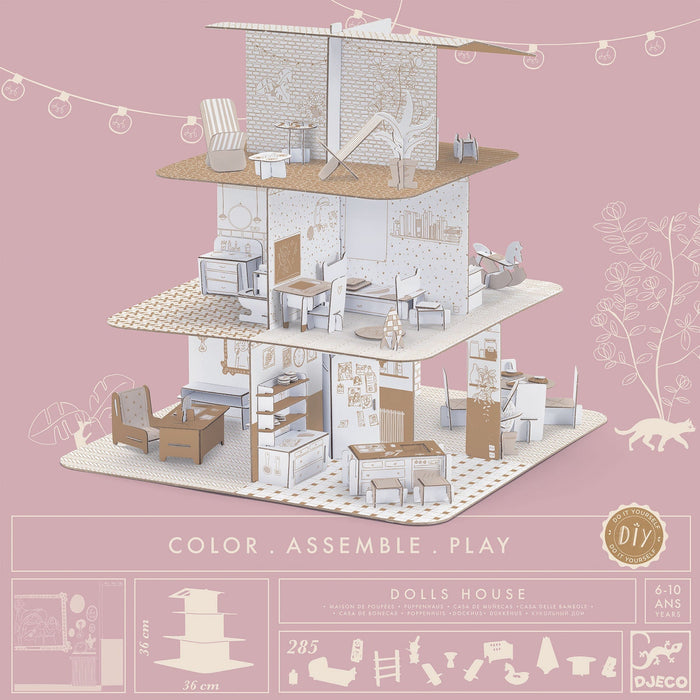 DIY Color Assemble: Doll's House (DJ08005)
