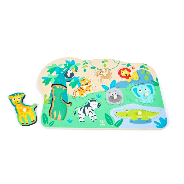 Wild Animals Peg Puzzle (E1459)