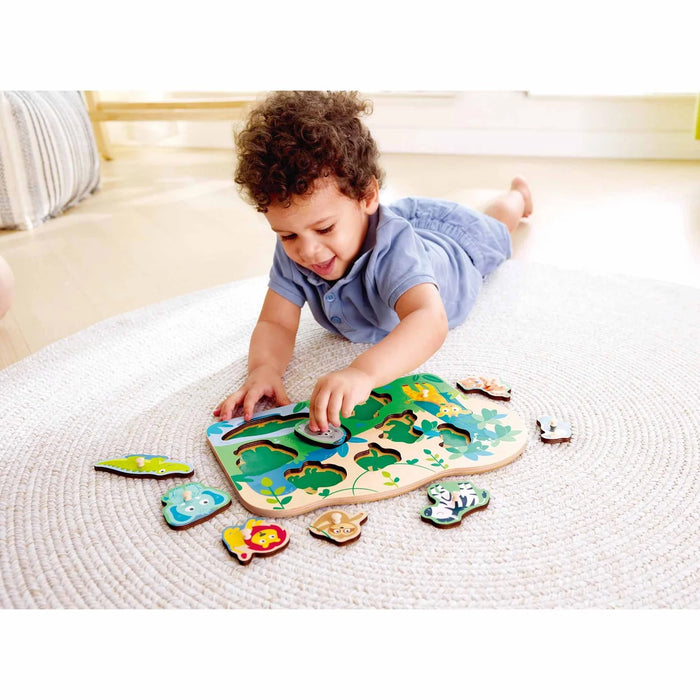 Wild Animals Peg Puzzle (E1459)
