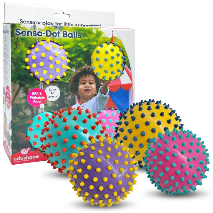 The Original Sensory Balls, Colour Dots 4 in.