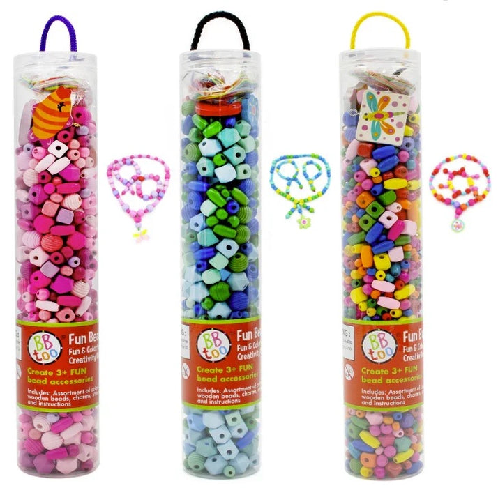 Fun Bead Tube Kits (Assorted Colours)