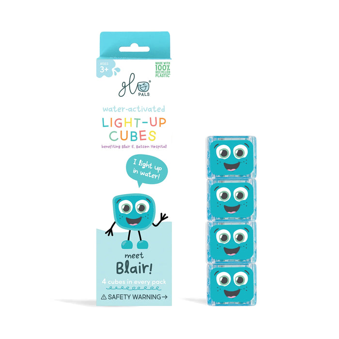 Glo Pals - Light Up Cubes 4pk - Blair - Blue