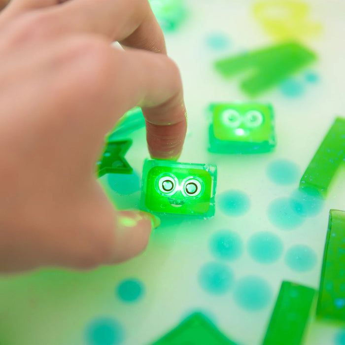 Glo Pals - Light Up Cubes 4pk - Pippa - Green