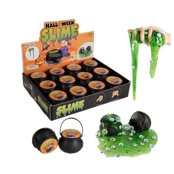 Halloween Slime Cauldron w/ Eyes 