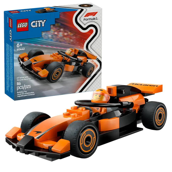 F1 Driver with McLaren Race Car - City Vehicles (60442)