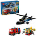 Helicopter, Fire Truck & Submarine Remix - City Vehicles 