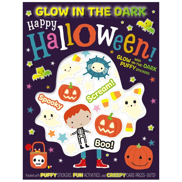 Glow in the Dark Happy Halloween Activity Book