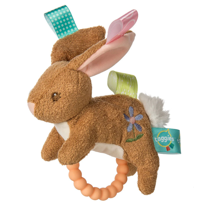 Taggies - Harmony Bunny - Teether Rattle - 6 in.