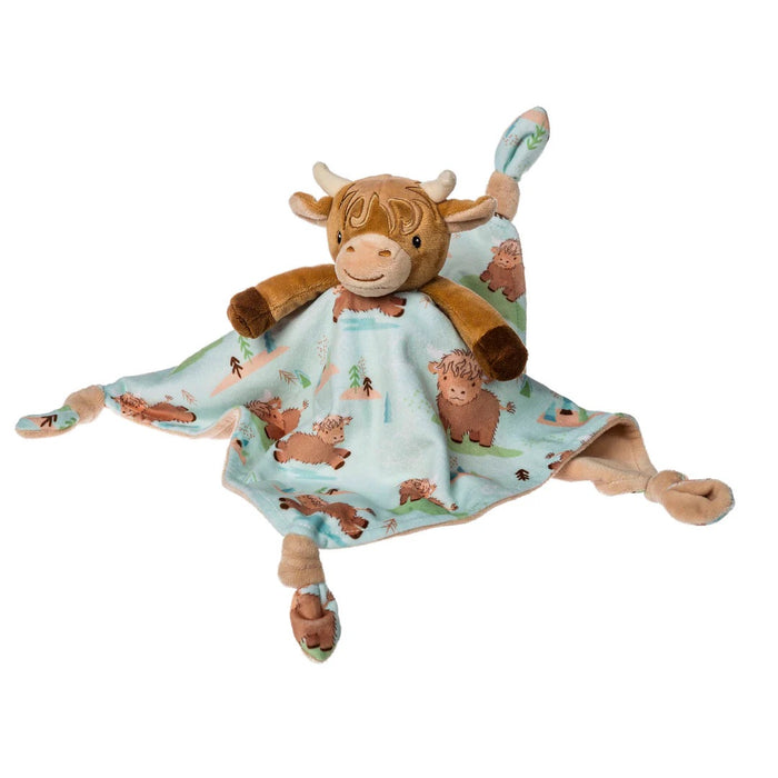 Taggies - Character Blanket - Hetty Highland Cow -  13 in.