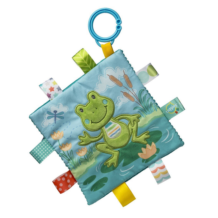 Taggies - Crinkle Me - Peepers Frog-  6.5 in.