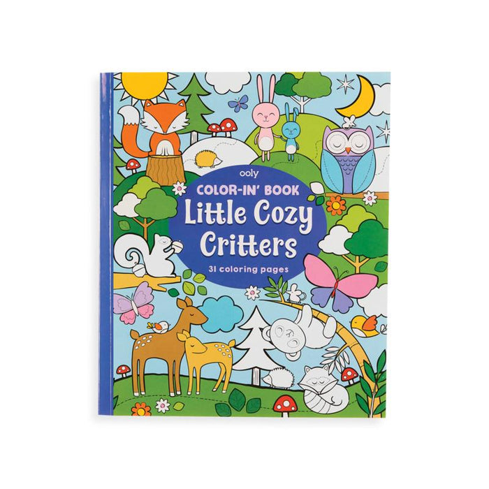Color-in' Book: Little Cozy Critters - 8x10 in., 31 Pages (118-203)