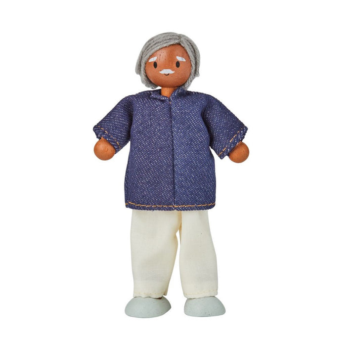 Bendable Figure - Old Man Med. Skin Tone (PT1657)