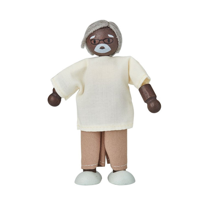 Bendable Figure - Old Man Dark Skin Tone (PT1659)