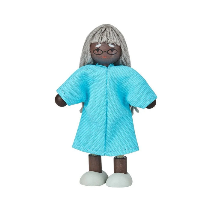 Bendable Figure - Old Woman Dark Skin Tone (PT1660)