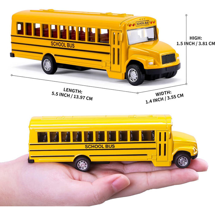 Die Cast - School Bus Pull Back (T2580) (HP)