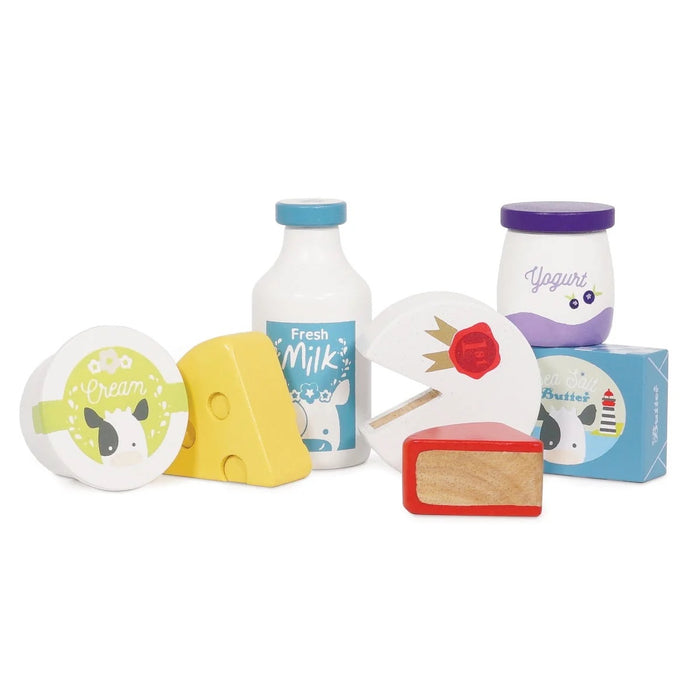 Cheese & Dairy Wooden Market Crate