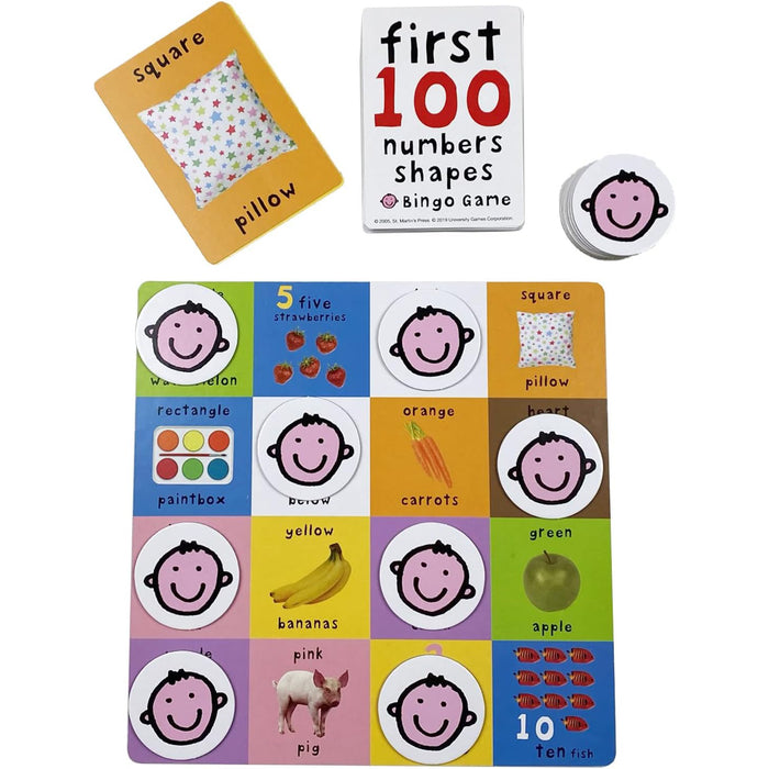 Briarpatch - First 100 - Numbers & Shapes - Bingo Game
