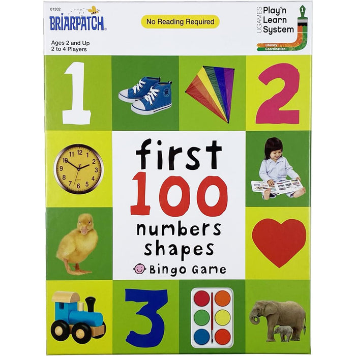 Briarpatch - First 100 - Numbers & Shapes - Bingo Game