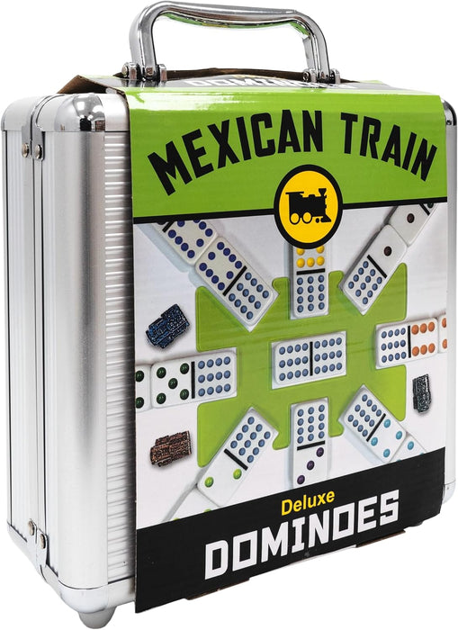 Deluxe Mexican Train Case - Double 12 Color (FT)