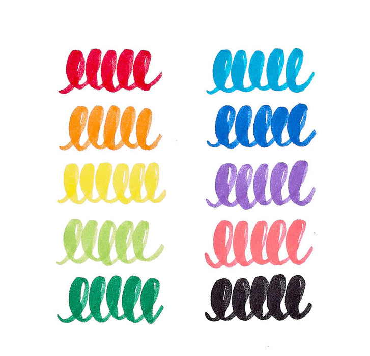 Big Bright Brush: Brush Markers - 10pc Set (130-090)