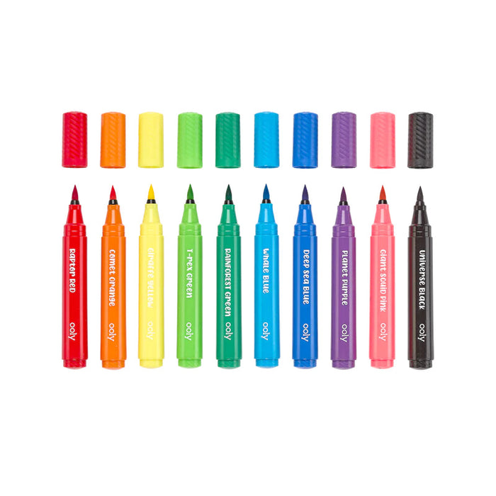 Big Bright Brush: Brush Markers - 10pc Set (130-090)